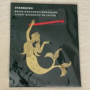 Starbucks Brass Ornament ~Bookmark